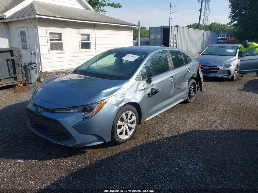 2020 Toyota Corolla VIN 5YFEPRAE2LP037318 IAAI salvage auction — REAR END, Salvage - Greater Than 75% (Maryland), sold $4,300 on 2026-07-31 (photo 2)