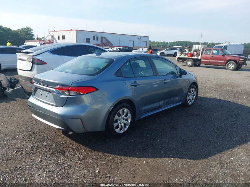 2020 Toyota Corolla VIN 5YFEPRAE2LP037318 IAAI salvage auction — REAR END, Salvage - Greater Than 75% (Maryland), sold $4,300 on 2026-07-31 (photo 4)