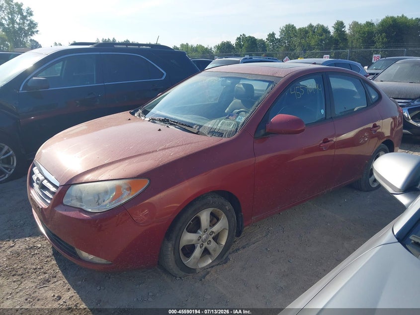 2009 Hyundai Elantra VIN KMHDU46D09U657115 IAAI salvage auction — NORMAL WEAR, Clear (New York), sold $575 on 2026-07-23 (photo 2)