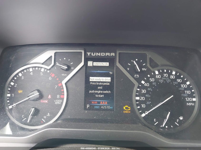 2023 Toyota Tundra VIN 5TFLA5DB2PX125909 IAAI salvage auction — LEFT FRONT, Salvage (Pennsylvania), sold $13,200 on 2026-07-28 (photo 7)