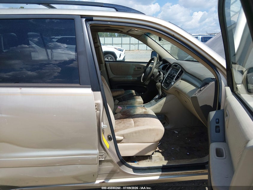 2007 Toyota Highlander VIN JTEDP21A870144420 IAAI salvage auction — NORMAL WEAR, Clear (Georgia), sold $625 on 2026-07-30 (photo 5)