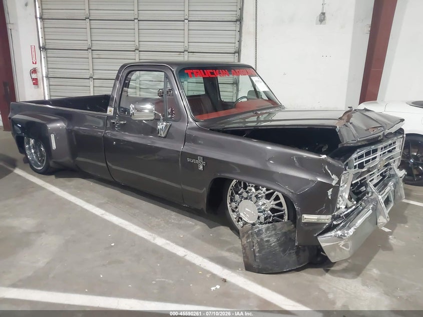 1985 Chevrolet C30 VIN 1GBJC34M4FJ169536 IAAI salvage auction — FRONT END, Salvage (California), sold $15,100 on 2026-07-29 (photo 1)