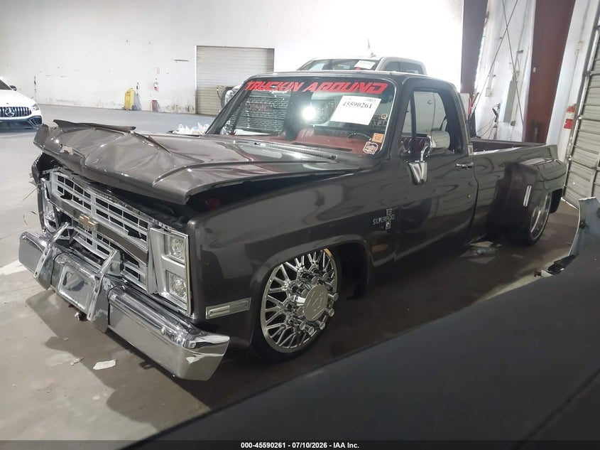 1985 Chevrolet C30 VIN 1GBJC34M4FJ169536 IAAI salvage auction — FRONT END, Salvage (California), sold $15,100 on 2026-07-29 (photo 2)