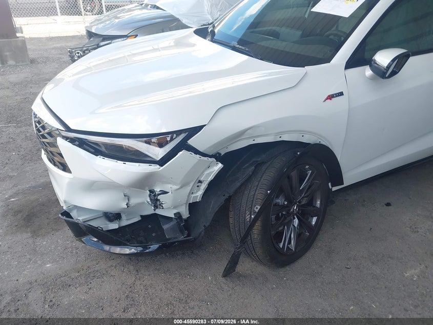 2025 Acura Adx VIN 3HDSA1H5XSM709951 IAAI salvage auction — SIDE, Rebuildable (Florida), sold $10,650 on 2026-08-24 (photo 6)