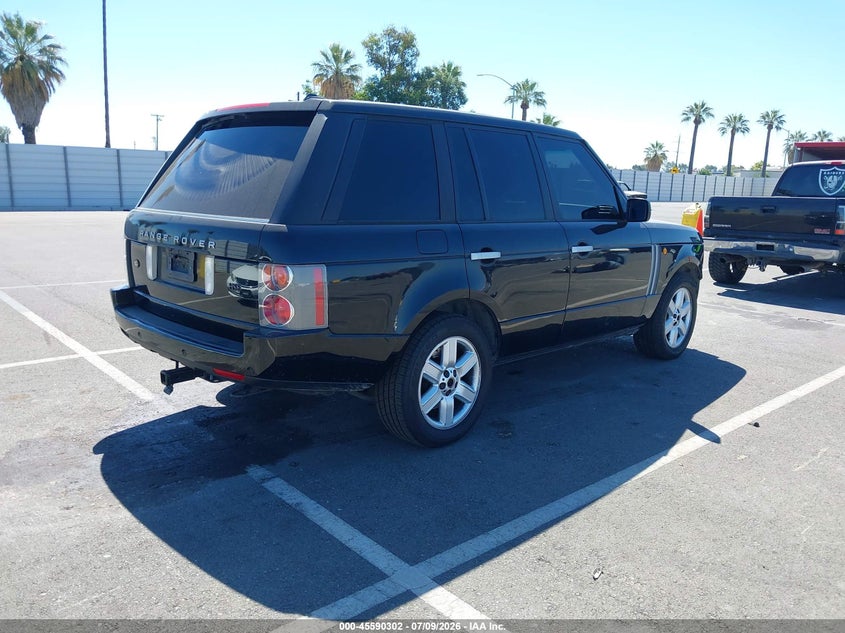 2005 Land rover RANGE ROVER VIN SALME114X5A180690 IAAI salvage auction — FRONT END, Salvage (California), sold $300 on 2026-07-28 (photo 4)