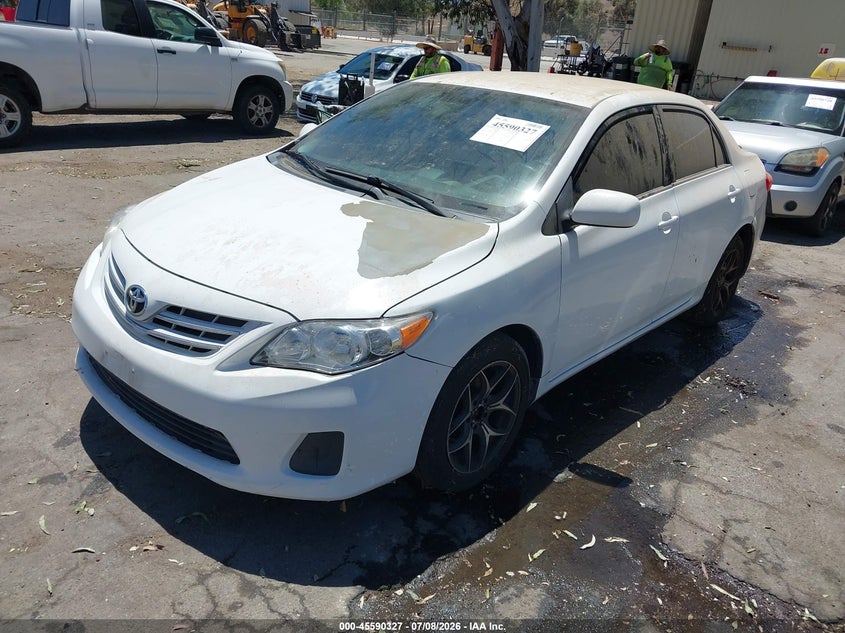 2013 Toyota Corolla VIN 5YFBU4EE1DP209493 IAAI salvage auction — NORMAL WEAR, Salvage Title, sold $1,500 on 2026-07-28 (photo 2)