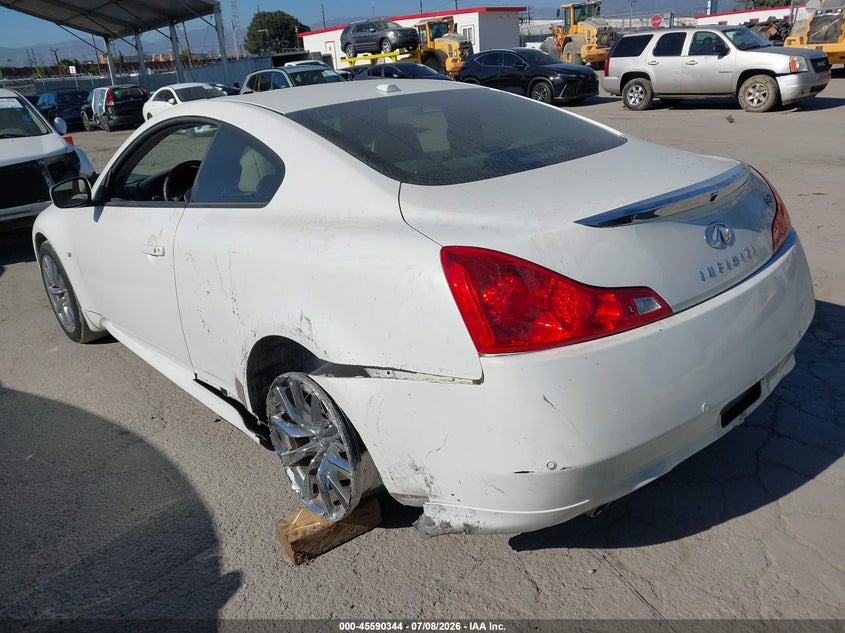 2014 Infiniti Q60 VIN JN1CV6EK3EM111107 IAAI salvage auction — THEFT, Salvage Title, sold $2,150 on 2026-08-02 (photo 3)