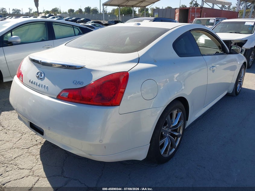 2014 Infiniti Q60 VIN JN1CV6EK3EM111107 IAAI salvage auction — THEFT, Salvage Title, sold $2,150 on 2026-08-02 (photo 4)