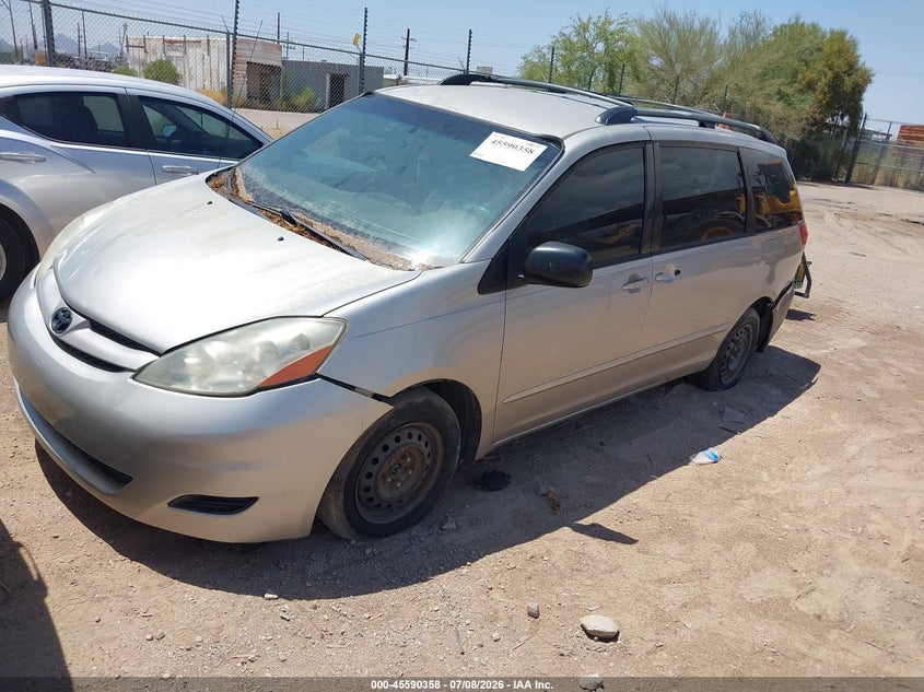 2007 Toyota Sienna VIN 5TDZK23C57S054307 IAAI salvage auction — NORMAL WEAR, Clear (Arizona), sold $150 on 2026-07-30 (photo 2)