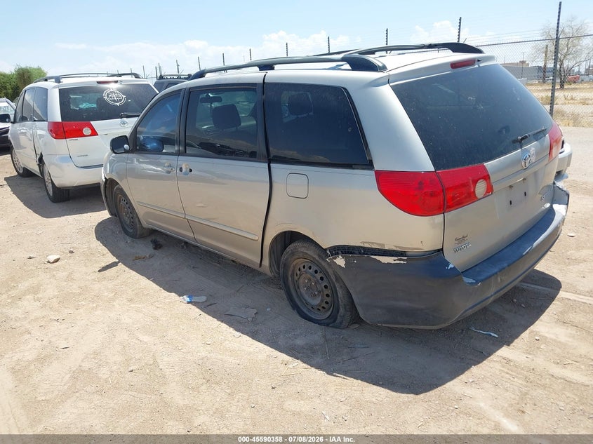 2007 Toyota Sienna VIN 5TDZK23C57S054307 IAAI salvage auction — NORMAL WEAR, Clear (Arizona), sold $150 on 2026-07-30 (photo 3)