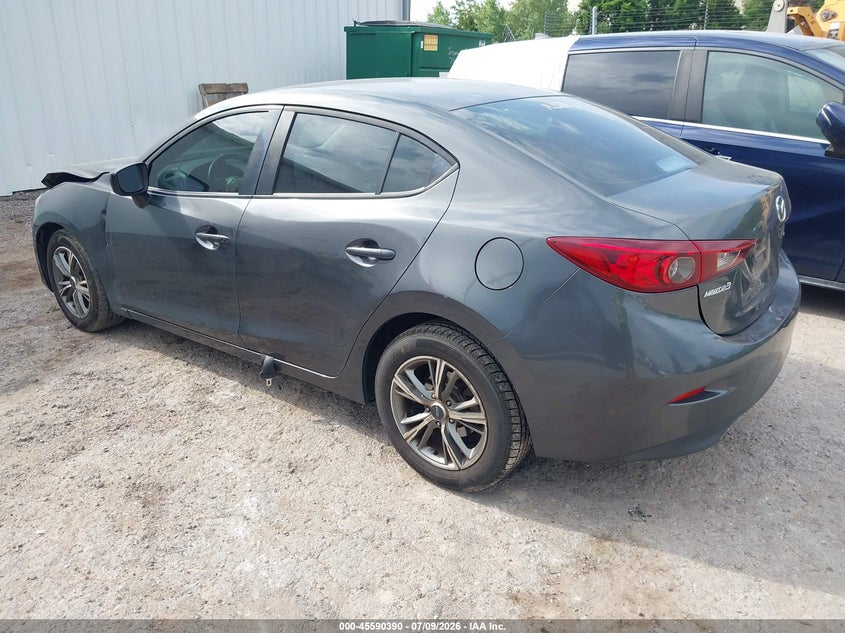 2014 Mazda 3 VIN JM1BM1U76E1210842 IAAI salvage auction — FRONT END, Junk (Oklahoma), sold $700 on 2026-08-02 (photo 3)