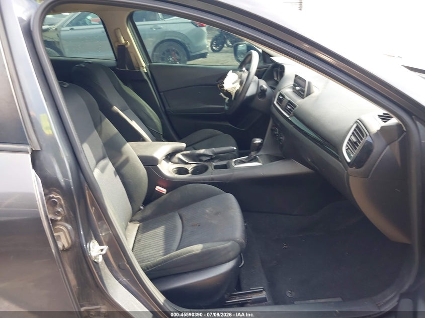 2014 Mazda 3 VIN JM1BM1U76E1210842 IAAI salvage auction — FRONT END, Junk (Oklahoma), sold $700 on 2026-08-02 (photo 5)