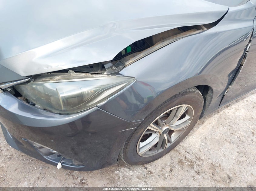 2014 Mazda 3 VIN JM1BM1U76E1210842 IAAI salvage auction — FRONT END, Junk (Oklahoma), sold $700 on 2026-08-02 (photo 6)