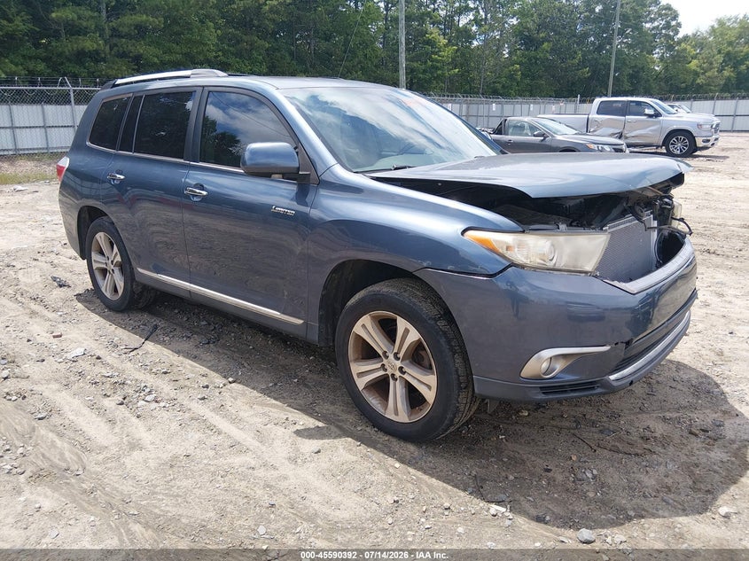 2011 Toyota Highlander VIN 5TDYK3EH6BS029452 IAAI salvage auction — NORMAL WEAR, Clear (Georgia), sold $4,600 on 2026-07-30 (photo 1)