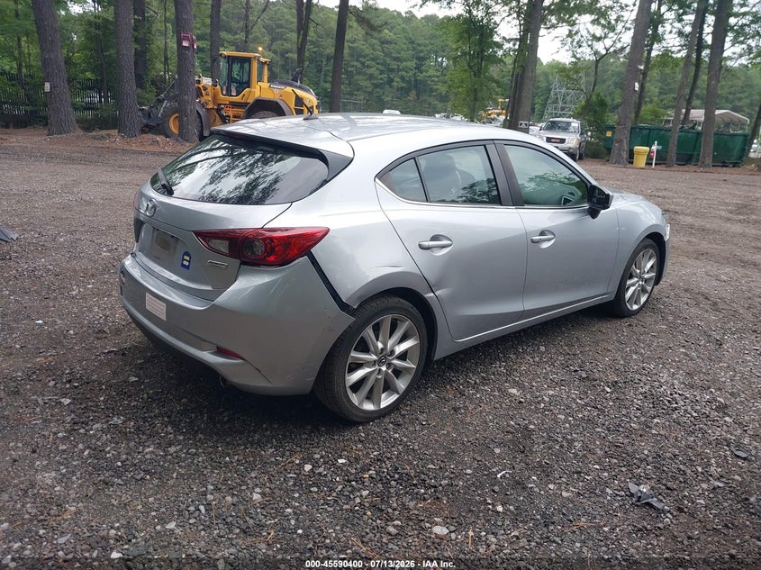 2017 Mazda 3 VIN 3MZBN1L71HM133705 IAAI salvage auction — FRONT & REAR, Salvage (Virginia), sold $2,750 on 2026-07-25 (photo 4)