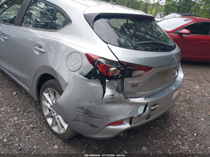 2017 Mazda 3 VIN 3MZBN1L71HM133705 IAAI salvage auction — FRONT & REAR, Salvage (Virginia), sold $3,350 on 2026-07-28 (photo 6)