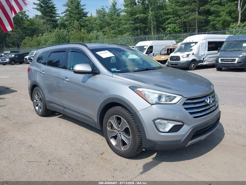 2016 Hyundai Santa fe VIN KM8SM4HF0GU155353 IAAI salvage auction — NORMAL WEAR, Salvage Title, sold $1,700 on 2026-07-17 (photo 1)