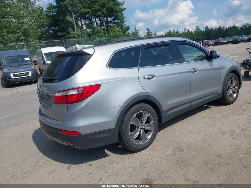 2016 Hyundai Santa fe VIN KM8SM4HF0GU155353 IAAI salvage auction — NORMAL WEAR, Salvage Title, sold $1,700 on 2026-07-17 (photo 4)