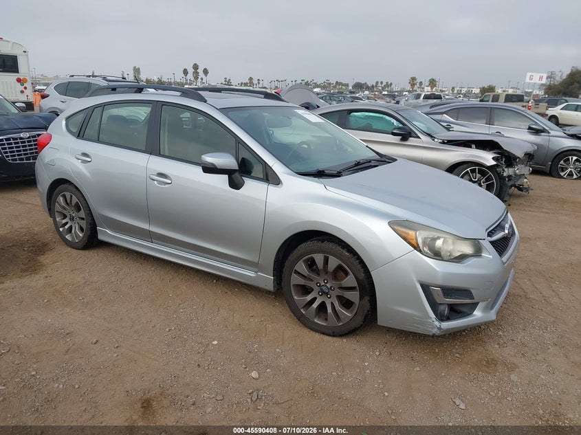 2015 Subaru Impreza VIN JF1GPAU61FH270742 IAAI salvage auction — NORMAL WEAR, Clear - Dealer Only (California), sold $1,350 on 2026-07-27 (photo 1)