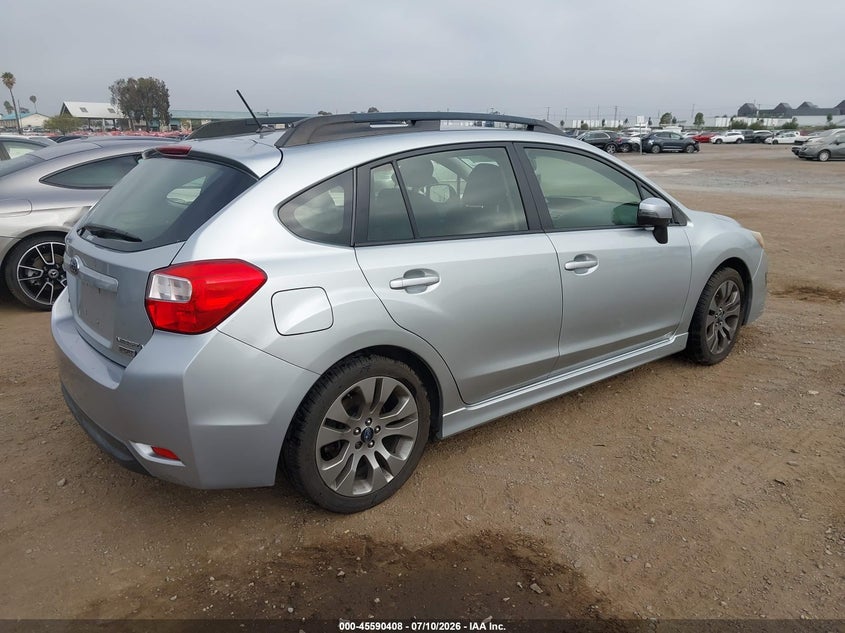 2015 Subaru Impreza VIN JF1GPAU61FH270742 IAAI salvage auction — NORMAL WEAR, Clear - Dealer Only (California), sold $1,350 on 2026-07-27 (photo 4)