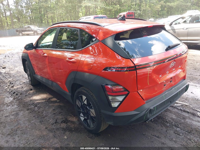 2025 Hyundai Kona VIN KM8HB3AB8SU221349 IAAI salvage auction — REAR END, Salvage Title, sold $13,150 on 2026-07-16 (photo 3)