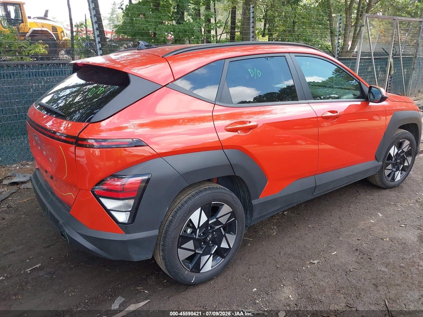 2025 Hyundai Kona VIN KM8HB3AB8SU221349 IAAI salvage auction — REAR END, Salvage Title, sold $13,150 on 2026-07-16 (photo 4)