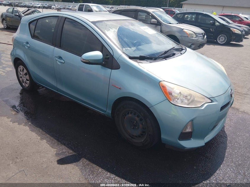 2014 Toyota Prius c VIN JTDKDTB36E1085885 IAAI salvage auction — NORMAL WEAR, Salvage Title, sold $375 on 2026-07-29 (photo 1)