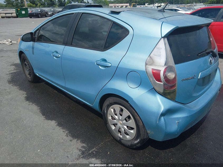 2014 Toyota Prius c VIN JTDKDTB36E1085885 IAAI salvage auction — NORMAL WEAR, Salvage Title, sold $375 on 2026-07-29 (photo 3)