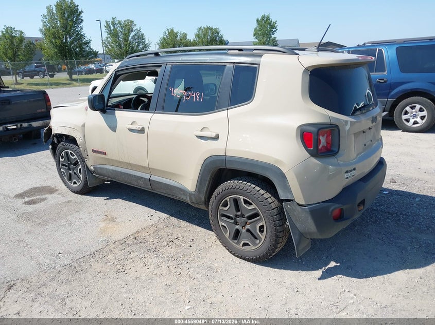 2016 Jeep Renegade VIN ZACCJBCT9GPD57600 IAAI salvage auction — FRONT END, Salvage Title, sold $775 on 2026-08-11 (photo 3)