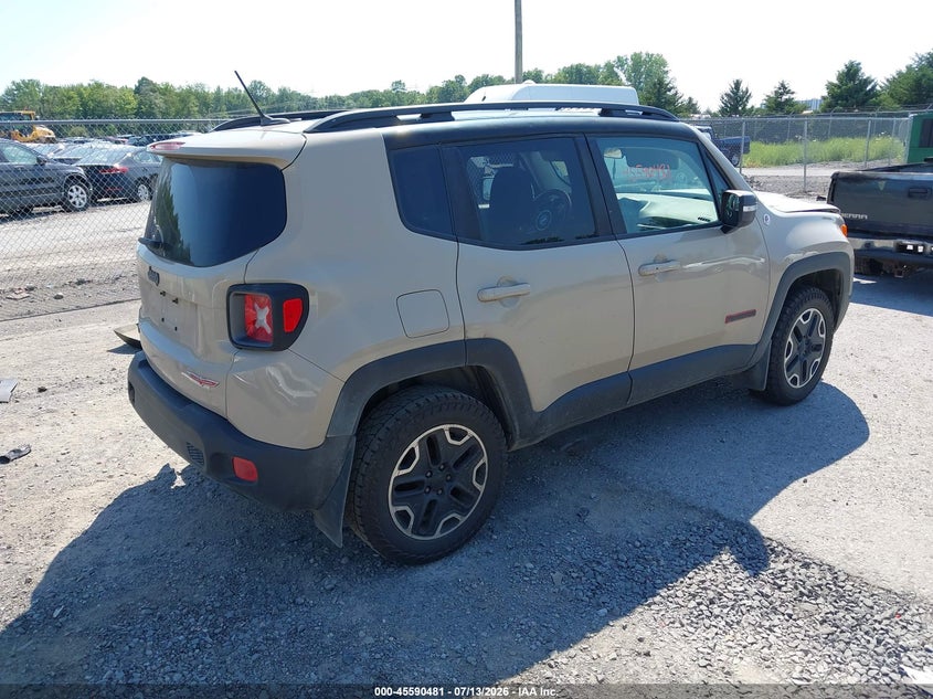 2016 Jeep Renegade VIN ZACCJBCT9GPD57600 IAAI salvage auction — FRONT END, Salvage Title, sold $775 on 2026-08-11 (photo 4)