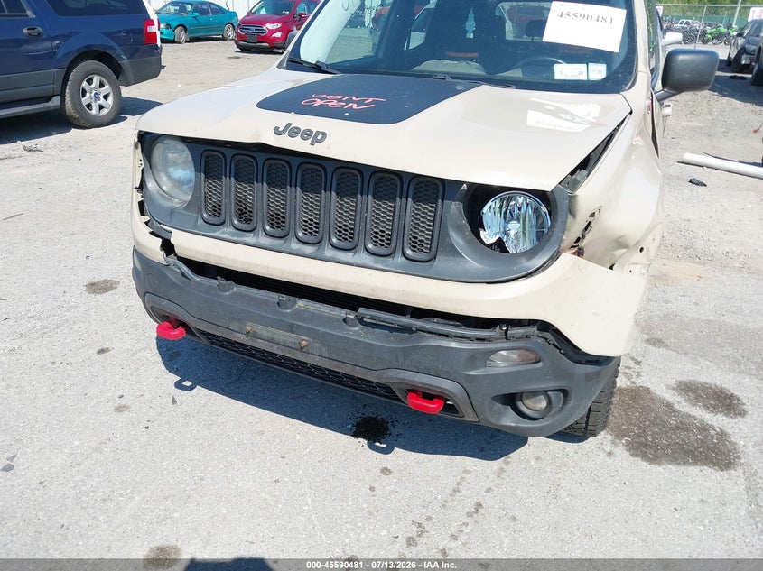 2016 Jeep Renegade VIN ZACCJBCT9GPD57600 IAAI salvage auction — FRONT END, Salvage Title, sold $775 on 2026-08-11 (photo 6)