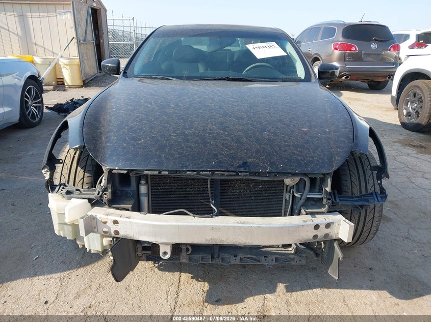 2013 Infiniti G VIN JN1CV6EK2DM922914 IAAI salvage auction — FRONT END, Salvage (Texas), sold $1,000 on 2026-09-01 (photo 6)