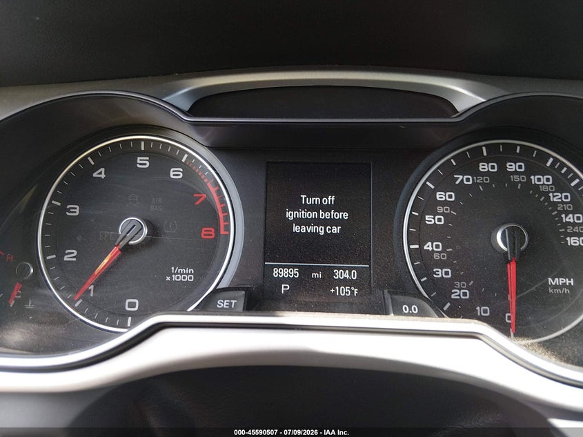 2016 Audi Allroad VIN WA1TFAFL9GA007451 IAAI salvage auction — NORMAL WEAR, Clear-Dealer Only (Arizona), sold $425 on 2026-07-28 (photo 7)