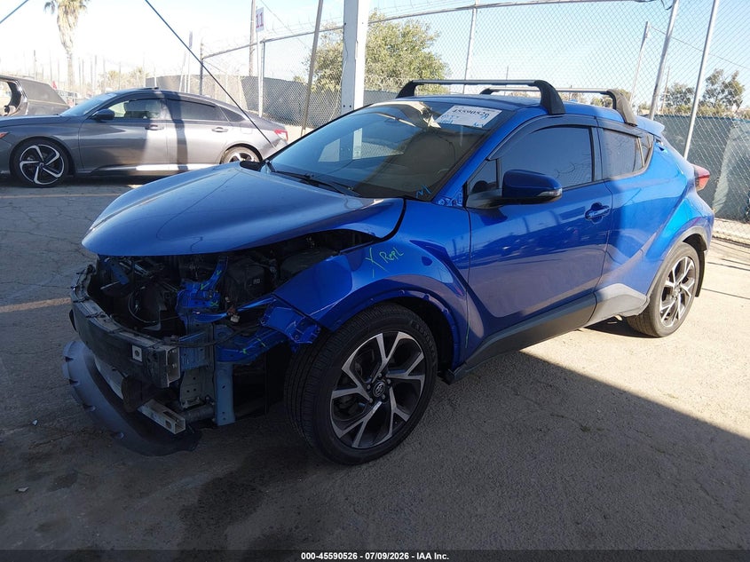 2018 Toyota C-hr VIN NMTKHMBX9JR021297 IAAI salvage auction — FRONT END, Salvage (California), sold $3,250 on 2026-07-29 (photo 2)