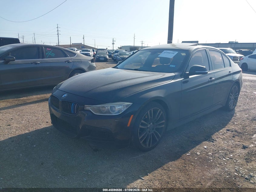 2014 BMW 3 series VIN WBA3A9G54ENS64751 IAAI salvage auction — NORMAL WEAR, Original (Texas), sold $3,250 on 2026-07-17 (photo 2)