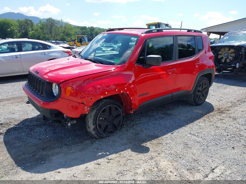 2018 Jeep Renegade VIN ZACCJBAB3JPH49179 IAAI salvage auction — FRONT END, Salvage (Virginia), sold $25 on 2026-07-28 (photo 2)