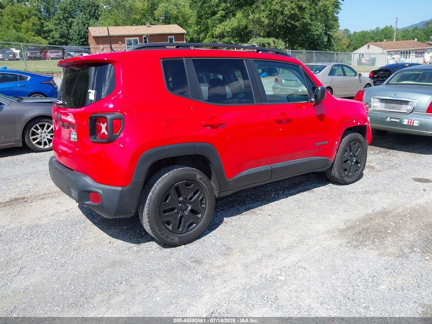 2018 Jeep Renegade VIN ZACCJBAB3JPH49179 IAAI salvage auction — FRONT END, Salvage (Virginia), sold $25 on 2026-07-28 (photo 4)