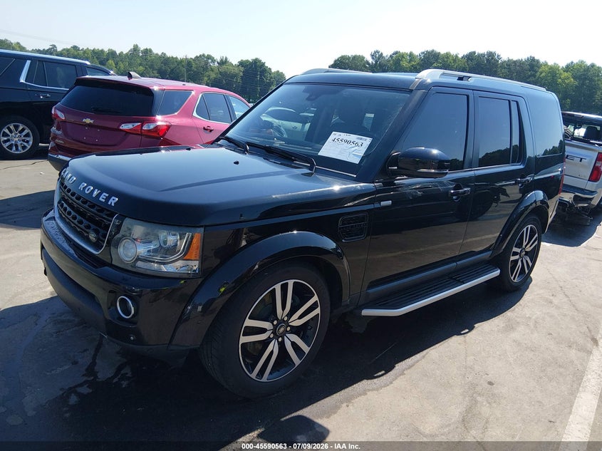 2016 Land rover Lr4 VIN SALAK2V68GA812263 IAAI salvage auction — FRONT END, Salvage (North Carolina), sold $25 on 2026-07-29 (photo 2)