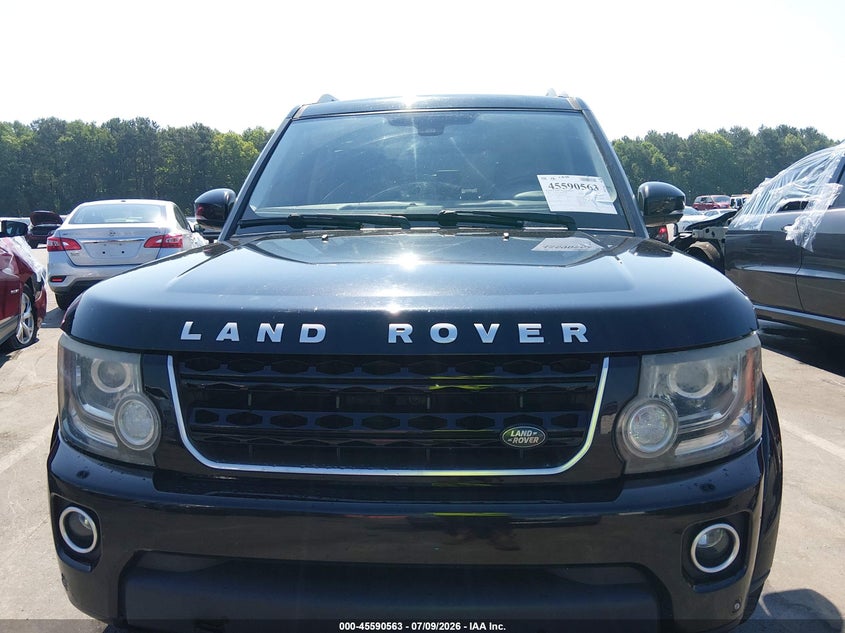 2016 Land rover Lr4 VIN SALAK2V68GA812263 IAAI salvage auction — FRONT END, Salvage (North Carolina), sold $25 on 2026-07-29 (photo 6)