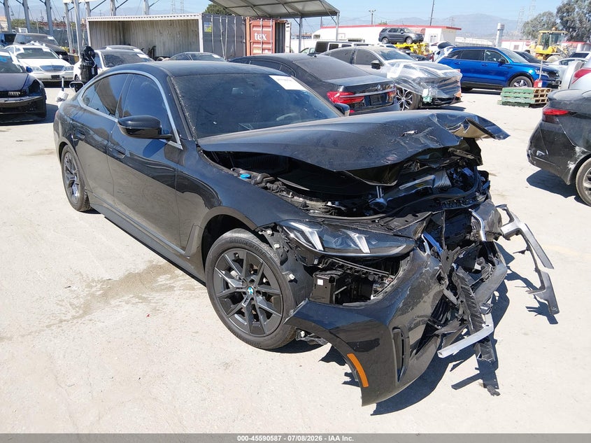 2025 BMW I4 VIN WBY43HD06SFU22225 — IAAI salvage auction photo