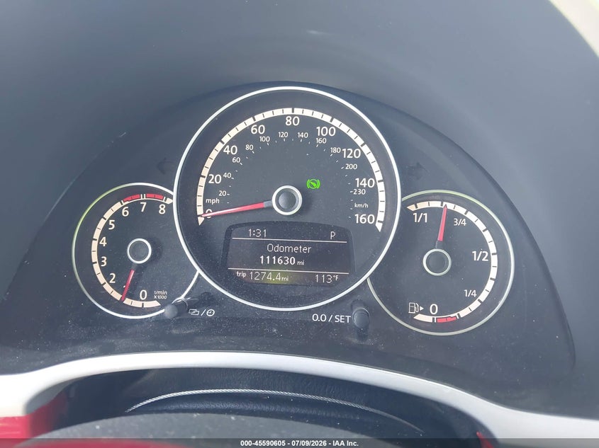 2014 Volkswagen Beetle VIN 3VWJP7AT9EM612992 IAAI salvage auction — FRONT END, Salvage Title, sold $25 on 2026-07-31 (photo 7)