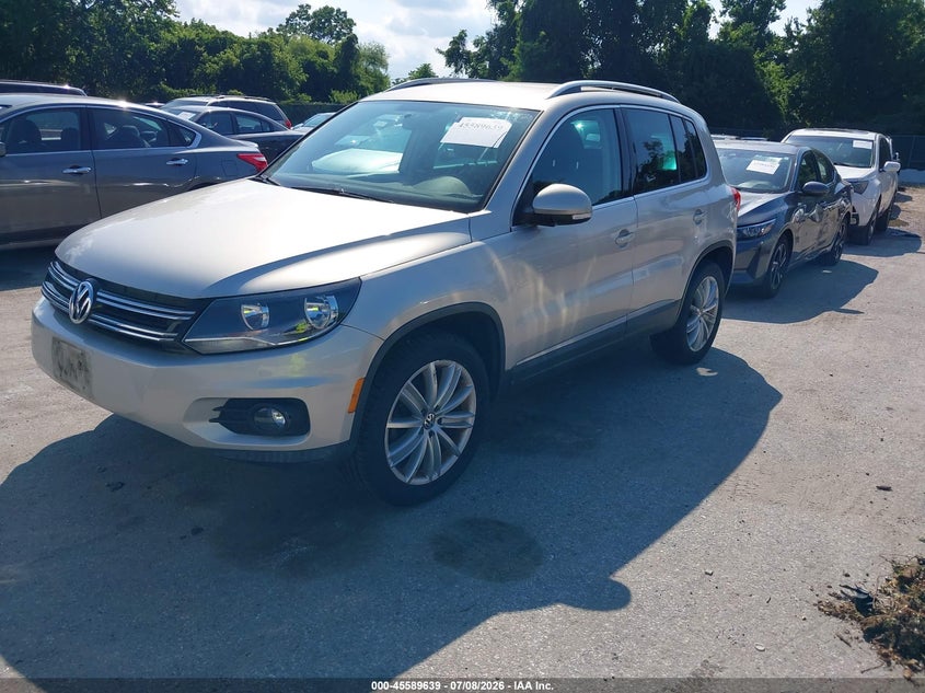 2012 Volkswagen Tiguan VIN WVGAV7AXXCW524828 IAAI salvage auction — NORMAL WEAR, Clear-Dealer Only (Maryland), sold $1,200 on 2026-07-17 (photo 2)