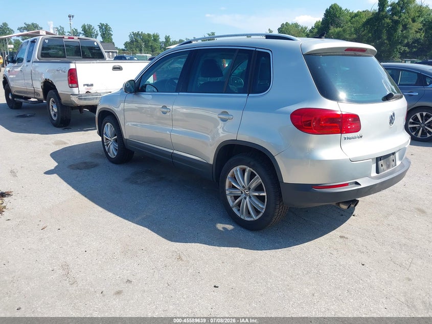 2012 Volkswagen Tiguan VIN WVGAV7AXXCW524828 IAAI salvage auction — NORMAL WEAR, Clear-Dealer Only (Maryland), sold $1,200 on 2026-07-17 (photo 3)
