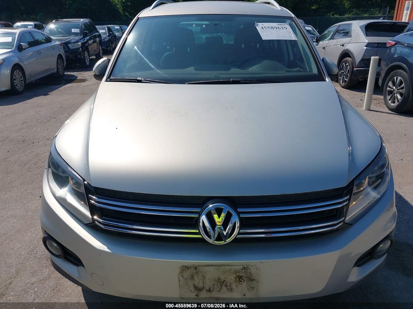 2012 Volkswagen Tiguan VIN WVGAV7AXXCW524828 IAAI salvage auction — NORMAL WEAR, Clear-Dealer Only (Maryland), sold $1,200 on 2026-07-17 (photo 6)
