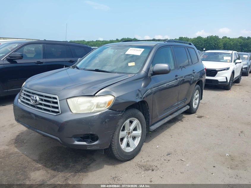 2008 Toyota Highlander VIN JTEES41A682058849 IAAI salvage auction — LEFT FRONT, Salvage (Ohio), sold $1,750 on 2026-07-31 (photo 2)