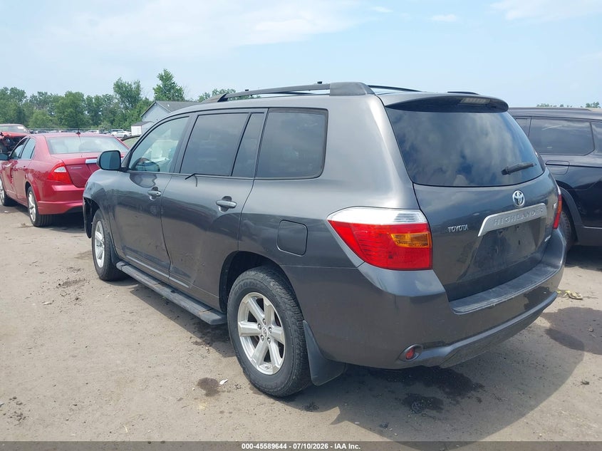 2008 Toyota Highlander VIN JTEES41A682058849 IAAI salvage auction — LEFT FRONT, Salvage (Ohio), sold $1,750 on 2026-07-31 (photo 3)
