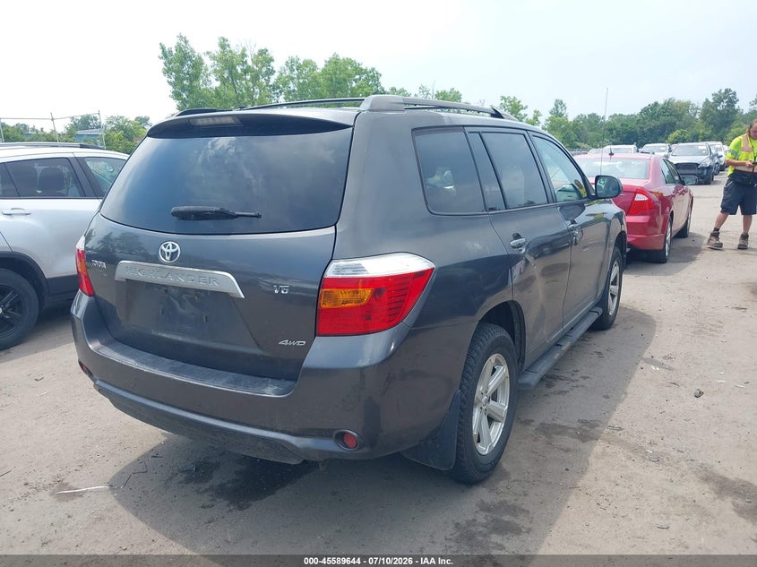 2008 Toyota Highlander VIN JTEES41A682058849 IAAI salvage auction — LEFT FRONT, Salvage (Ohio), sold $1,750 on 2026-07-31 (photo 4)