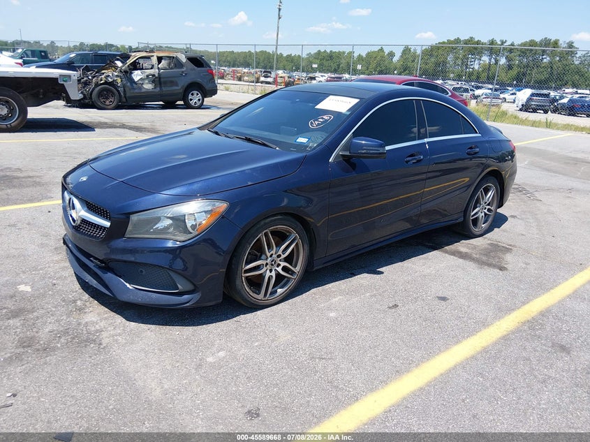 2018 Mercedes-benz Cla-klasse VIN WDDSJ4EB2JN528995 IAAI salvage auction — FRONT & REAR, Salvage Title, sold $2,600 on 2026-07-29 (photo 2)