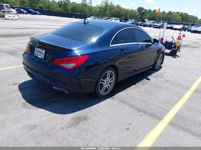 2018 Mercedes-benz Cla-klasse VIN WDDSJ4EB2JN528995 IAAI salvage auction — FRONT & REAR, Salvage Title, sold $2,600 on 2026-07-29 (photo 4)