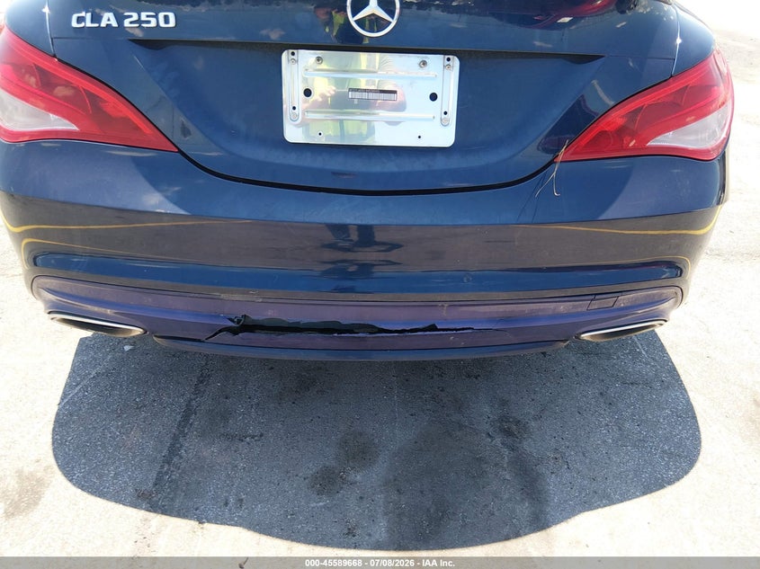 2018 Mercedes-benz Cla-klasse VIN WDDSJ4EB2JN528995 IAAI salvage auction — FRONT & REAR, Salvage Title, sold $2,600 on 2026-07-29 (photo 6)